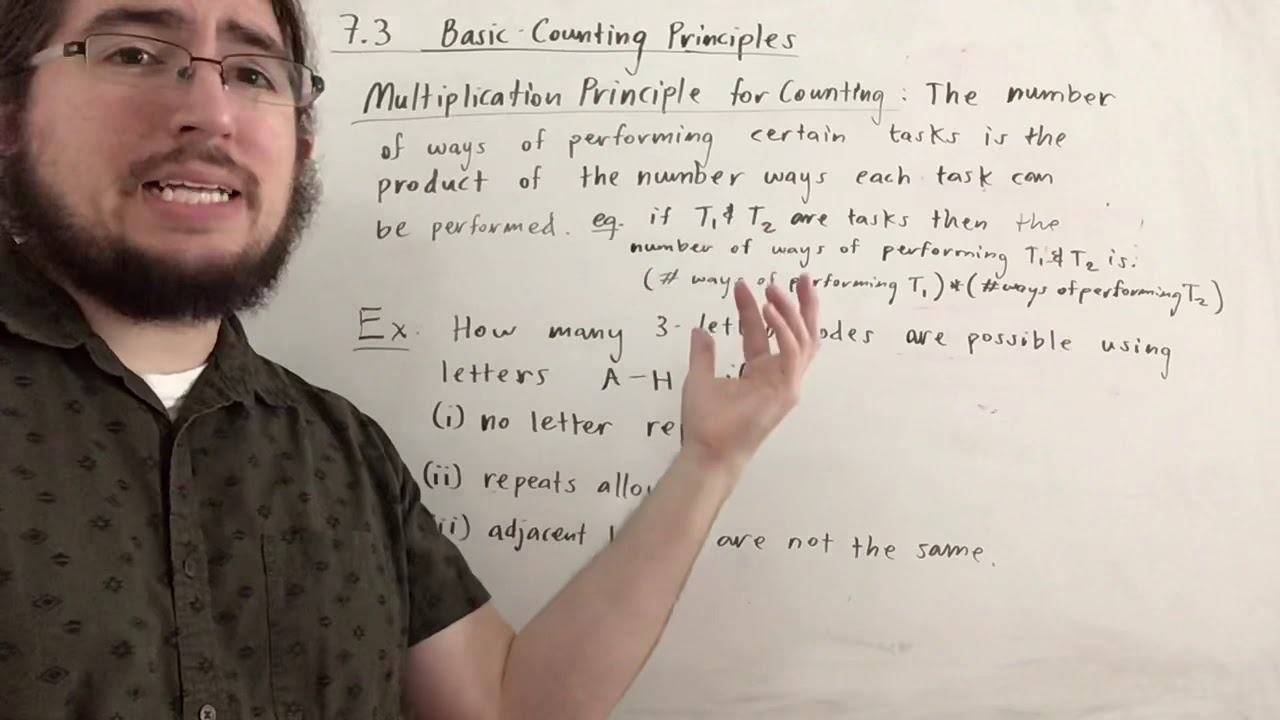 Basic Counting Principles - YouTube