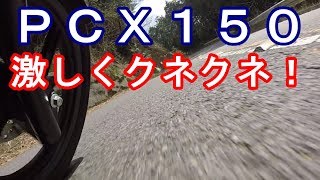 PCX150 激しくクネクネしてみた