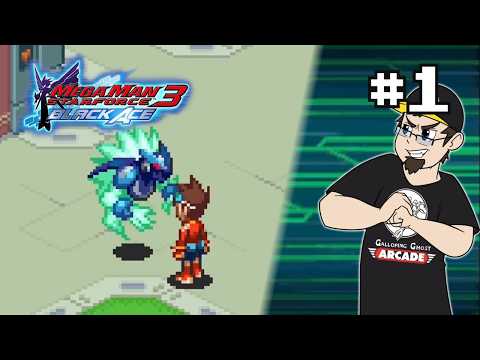 Let's Play Mega Man Star Force 3 Black Ace - Part 1 - Wizards and Wave Warriors