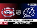 MONTREAL CANADIENS VS TAMPA BAY LIGHTNING 🏒 NHL Playoffs Game Score Radio Play-by-Play