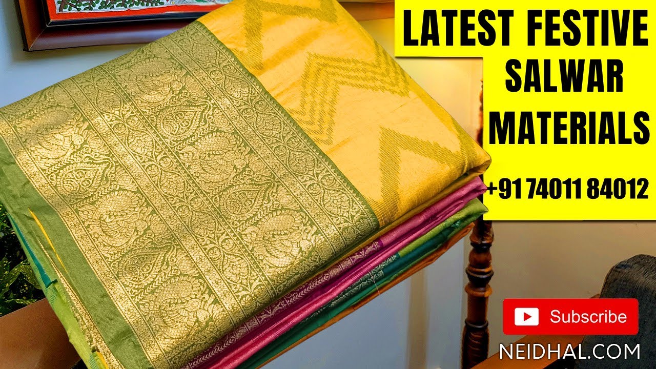 Модные модели тканей для сальвар-платьев | NEIDHAL.COM | WhatsApp +917401184012 | 20 декабря 