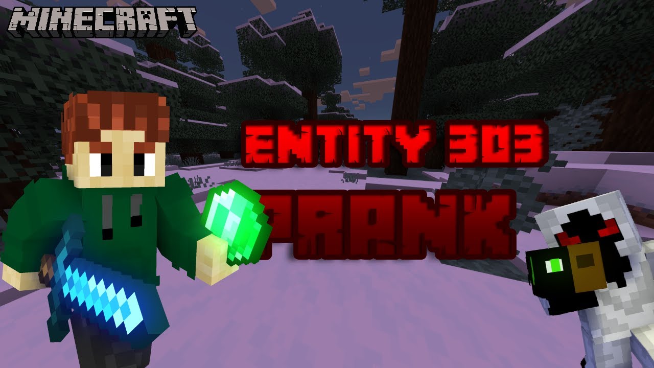 Der Entity 303 Prank in Minecraft - YouTube