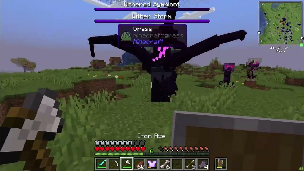 Cracker's Wither Storm Mod Withered Symboint Boss (No Commentary