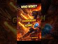 Who wins? Ghidorah vs Kong… the result is obvious #shorts #ghidorah #kong
