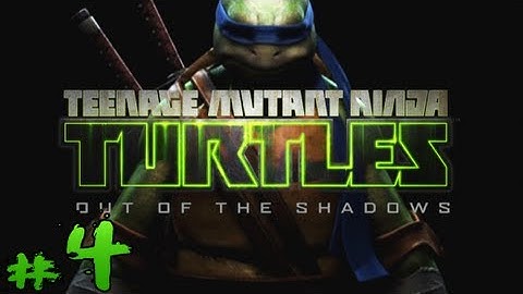 Teenage Mutant Ninja Turtles Out of the Shadows Part 4 Gameplay - Black and Blue Dragons