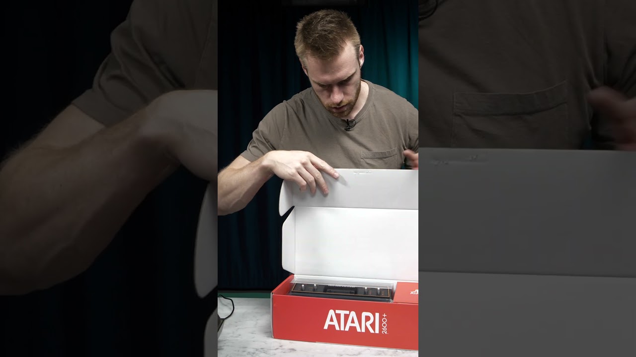 Atari 2600+: Unboxing and Comparison #shorts