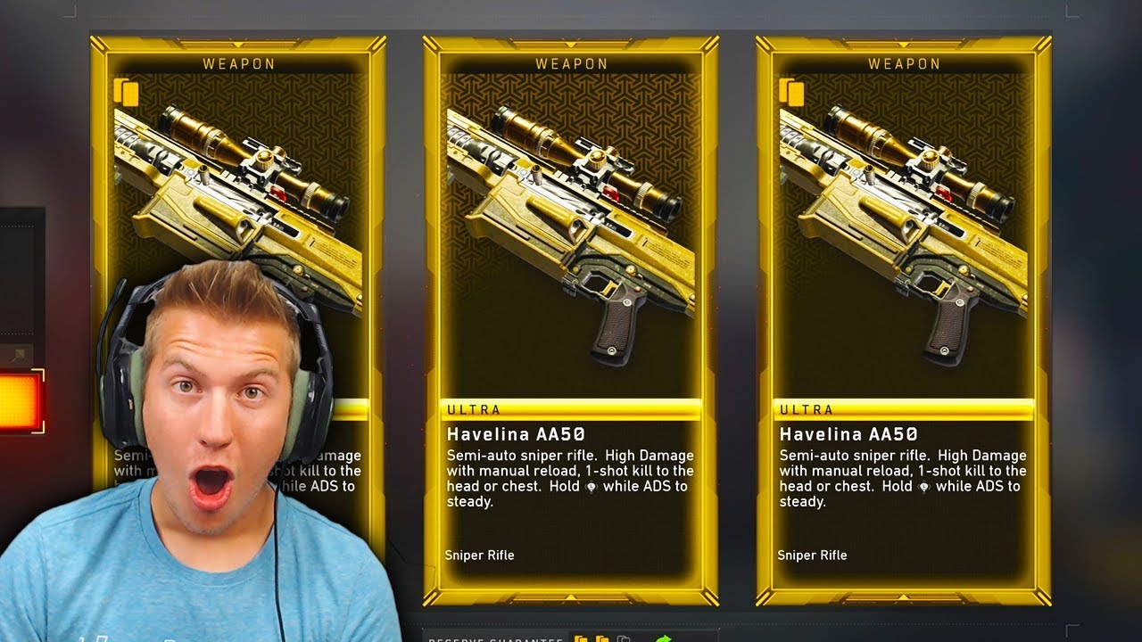 I GOT THE NEW SNIPER! - BLACK OPS 4 SUPPLY DROP OPENING! - 