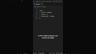 Individual Transform Properties #shorts