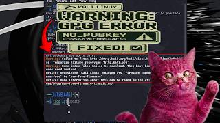 Warning GPG error Kali Linux apt update Fix (NO_PUBKEY ED65462EC8D5E4C5)