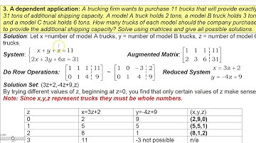 3 2 3 Finite Math   Applications of Larger Systems