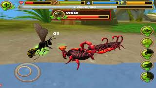 Scorpion VS  Wasp, Snake, Crow, Spider, Piranha Fish, In Scorpion Simulator screenshot 4