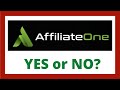 Affiliateone review  legit system