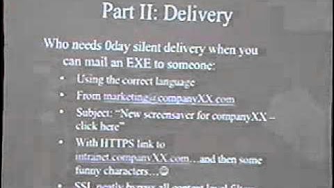 DEF CON 11 Hacking Conference Presentation By SensePost - Putting the Tea Back into Cyberterrorism - Video