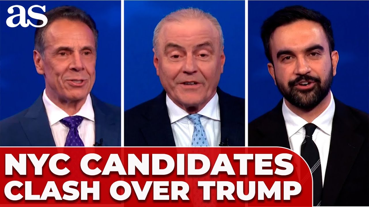 NYC MAYORAL CANDIDATES clash over DONALD TRUMP, GAZA and security in ...