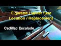 2008 Cadillac Escalade Cigarette Lighter Fuse Repair 