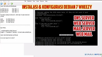 UKK | Instalasi dan Konfigurasi Webmail, DNS, Web dan Mail Server (Debian 7 Wheezy)