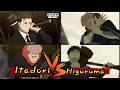 Higuruma Contra Itadori combate jujutsu kaisen temporada 3