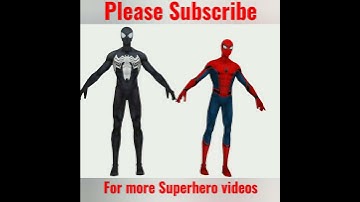 Black Spiderman Simulation #shorts #spiderman #venom #blender #evolution #simulation #animation #fun