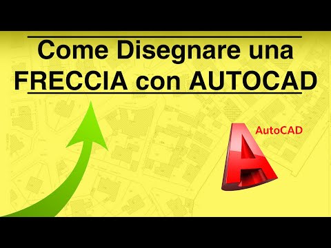 Video: Come si aggiunge una freccia a una direttrice in AutoCAD?