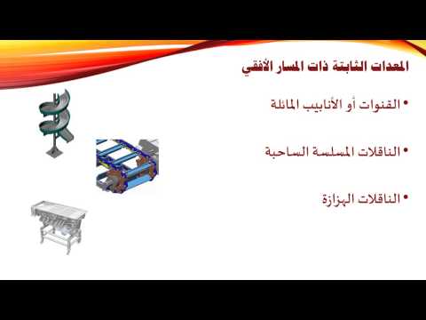 إدارة الانتاج معدات مناولة المواد داخل المصنع