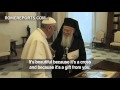 Patriarch Bartholomew invites Pope to Jerusalem to celebrate historic anniversary