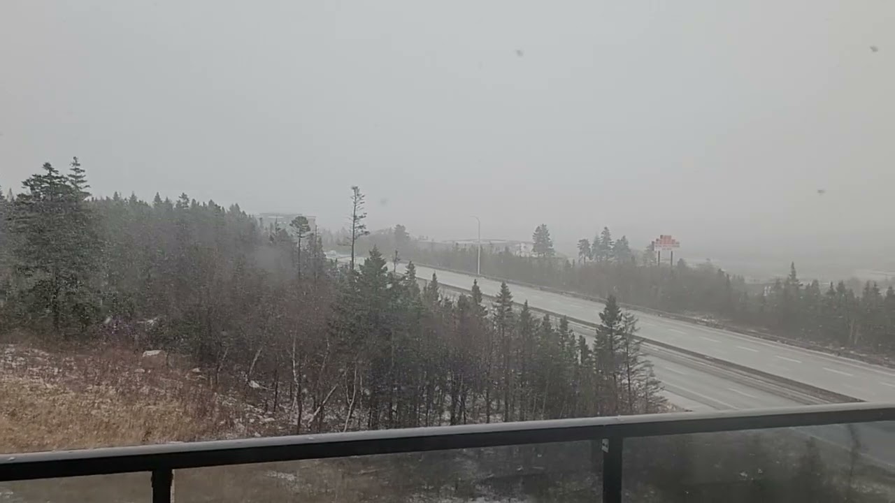 2025-12-03 First snowfall ❄️ Halifax of the season