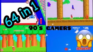 64 in 1 Retro Games | 90’s Kids games | Remember golden old video games  #gaming #videogames #mario screenshot 5