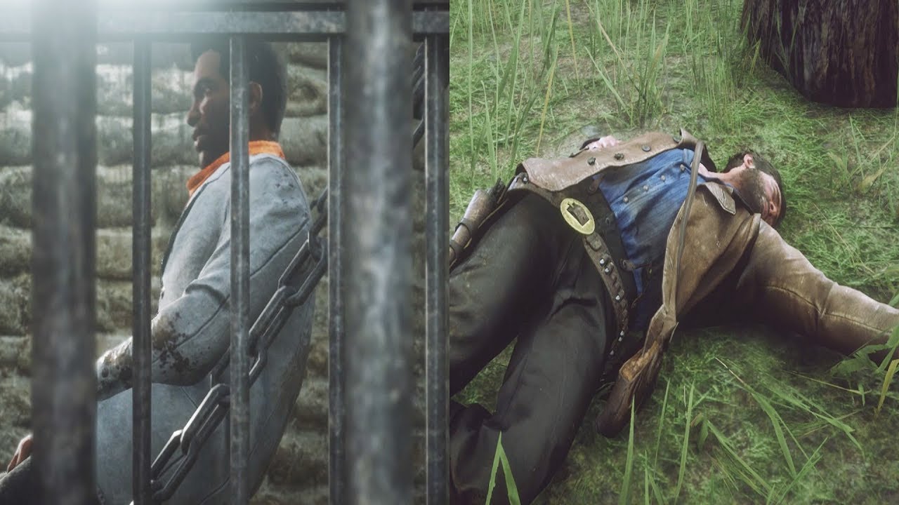 Drunk Arthur Escapes vs Arrested - Red Dead Redemption 2 - YouTube