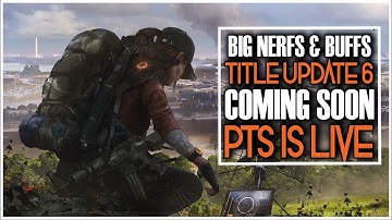 EAGLE BEARER NERF INCOMING PLUS BALANCE CHANGES TO TALENTS NERFS & BUFF IN THE DIVISION 2 TU6