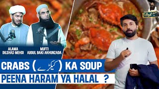 Crabs (کیکڑے) Ka Soup Peena Halal Ya Haram ? | Shia Sunni Differences About Sea Food | Owais Rabbani