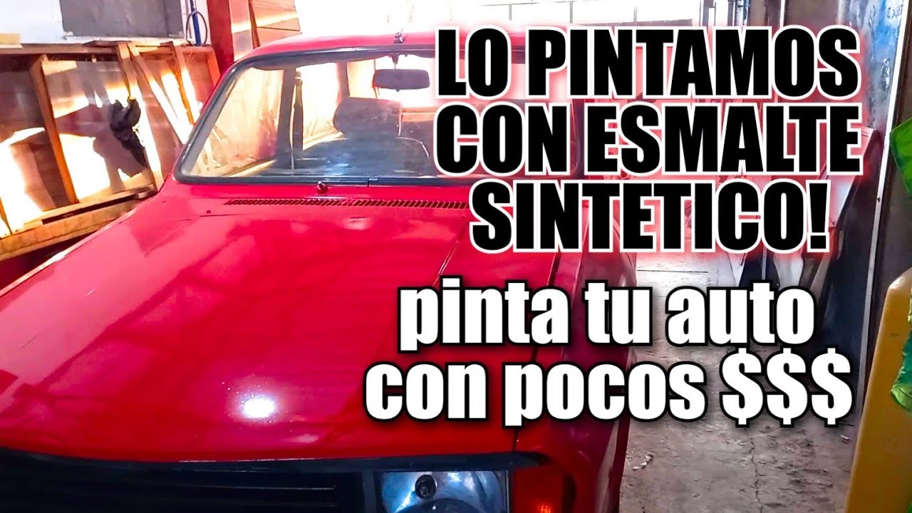 PINTAMOS EL RENAULT 12 dacia CON ESMALTE SINTÉTICO! MIRA COMO QUEDA