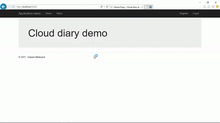 Cloud Diary Tutorial 02 - Remove unneeded content from application