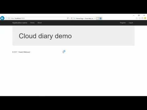 Cloud Diary Tutorial 02 - Remove unneeded content from application