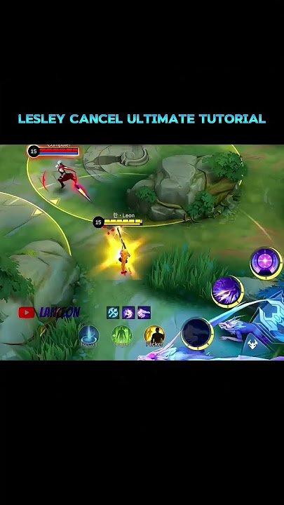 Lesley Cancel Ultimate Tutorial #mlbb #mobilelegends #lesley