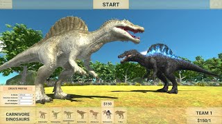 ALBINO SPINOSAURUS - Animal Revolt Battle Simulator - Jurassic World Dinosaurs