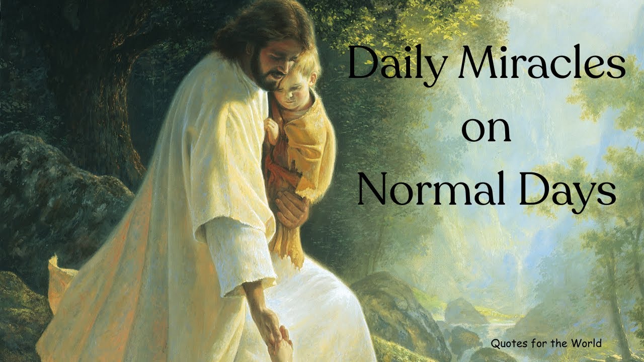 Daily Miracles Daily Miracles on Normal Days, from Elder Rasband, Elder Grow and ...