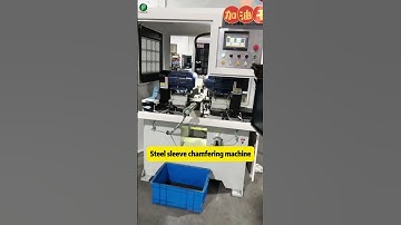 Burr free, high efficiency - automatic chamfering machine