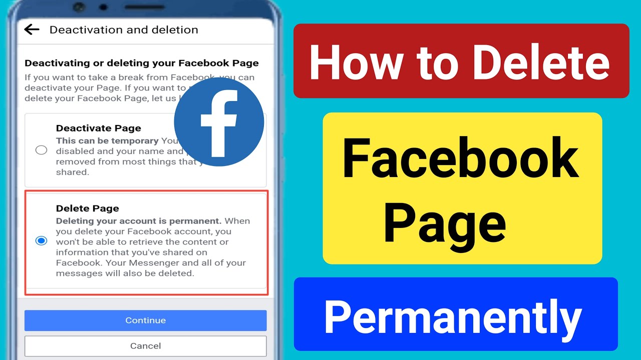 How to Delete Facebook Page Permanently (2023)।Delete Your Facebook ...