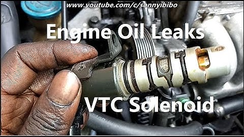 DIY: Fix Engine Oil Leaks - VTC Oil Control  Solenoid Valve