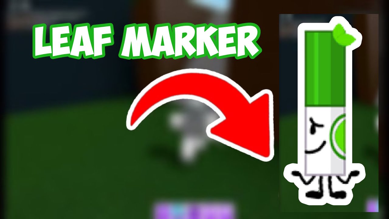 How to Get The “Leaf Marker” ROBLOX FIND THE MARKERS YouTube