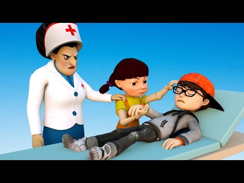 Brother Nick vs Little Sister Doll Squid Game | Scary Teacher 3D Serious Accident Hospital