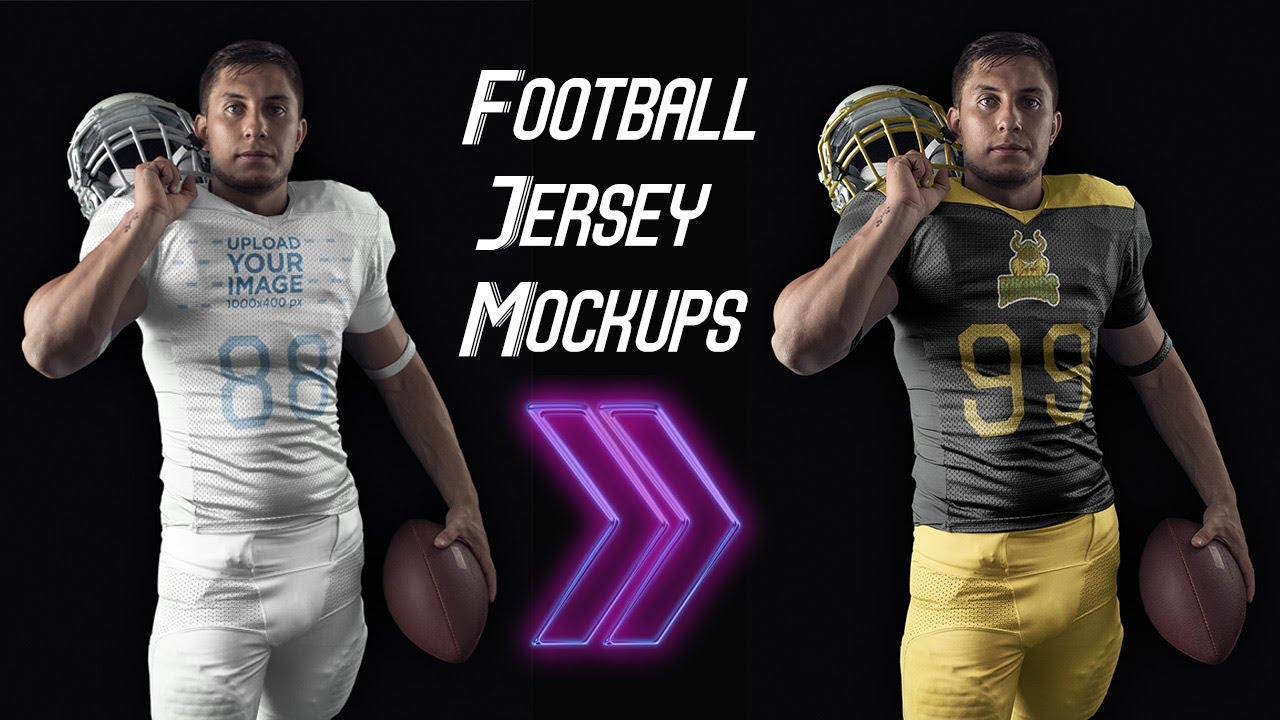 How To Create Football Jersey Mockups Without Photoshop Youtube