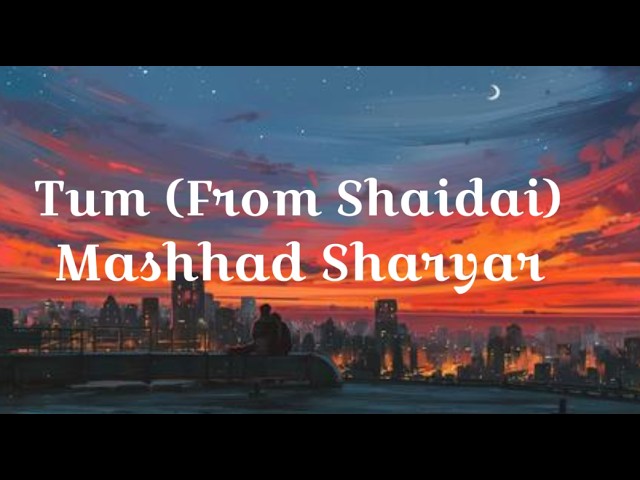 Shaidai OST | Tum - Mashhad Sharyar | Feroze Khan, Sahar Hashmi (Lyrics w/ English Subtitles)