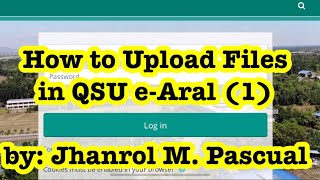 How to Upload Files in QSU e-Aral (1)