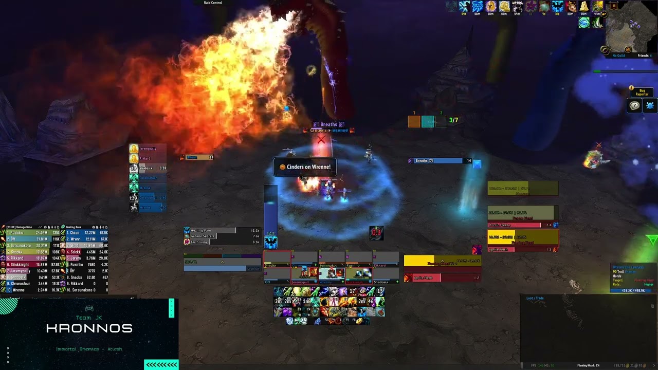 ToT PTR  Practice Megaera 10 normal | Resto Shaman