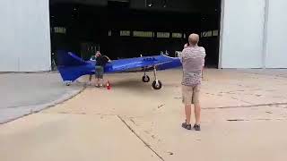 Bugatti 100p rear engine chain test before 1st flight 300-6000 revs