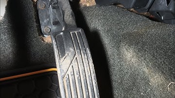 2011 Chevy Impala accelerator position sensor/pedal replacement