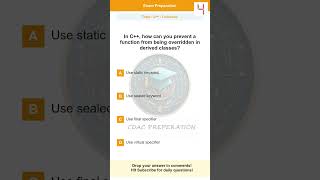 C++ MCQ 08 - Functions - #ccat #cdac #gate #ccee