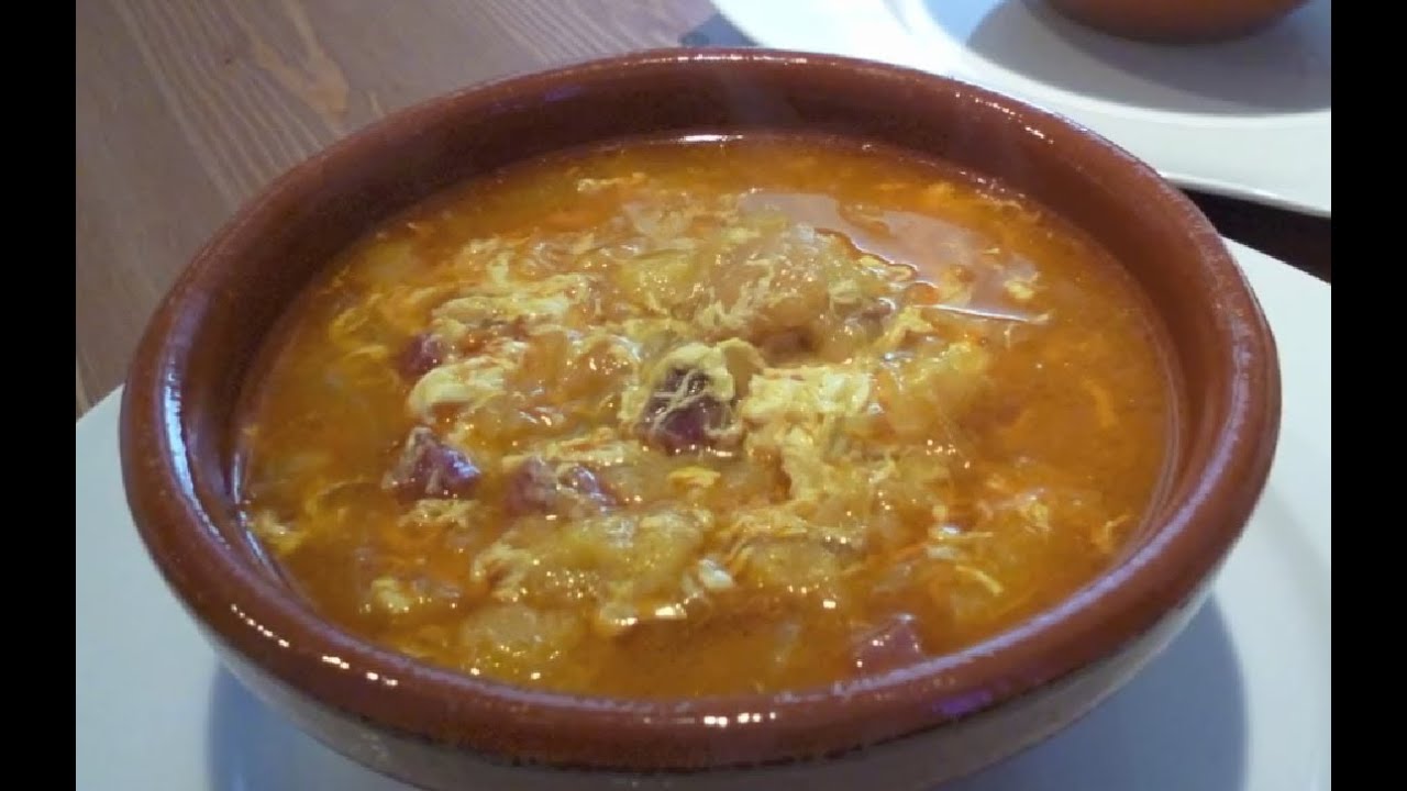 Sopa Castellana Facil Recetas De Cocina Espanola Youtube