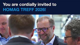 You're invited! - HOMAG Treff 2026 | #homag